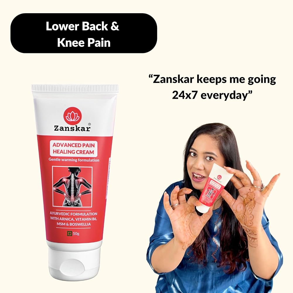練マザファッカー  PAIN Zanskar Advanced Pain Healing Cream | Deep Relief from Back Pain